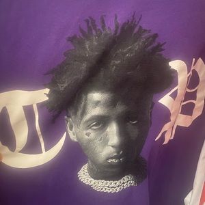 YoungBoy NBA x Vlone Peace Hardly Tee